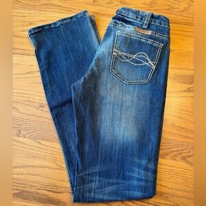 Cowgirl Tuff Camo Blue Jeans